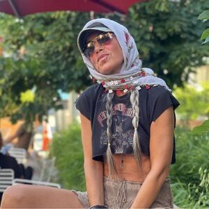 Turkish style head covering.